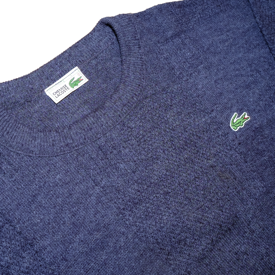 Vintage Lacoste Knit Sweatshirt Medium / Large - Double Double Vintage