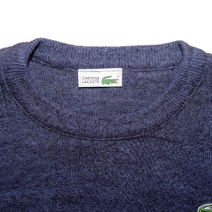 Vintage Lacoste Knit Sweatshirt Medium / Large - Double Double Vintage