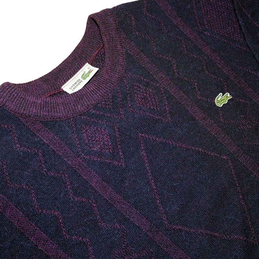 Vintage Lacoste Knit Sweatshirt Large - Double Double Vintage