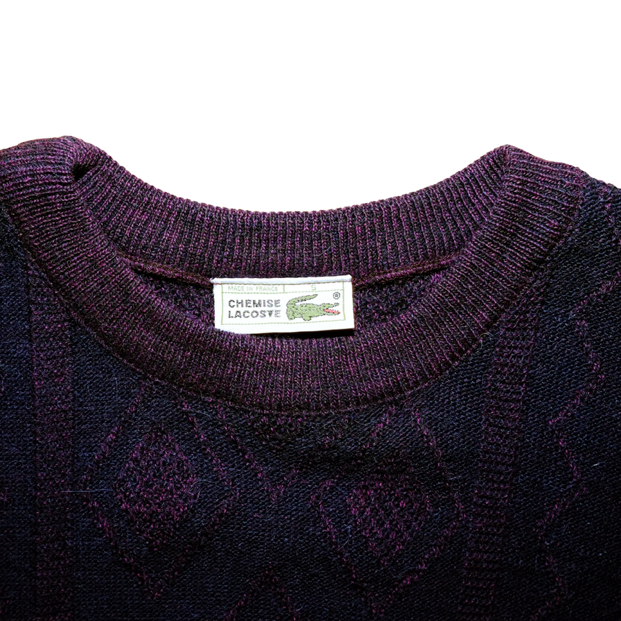 Vintage Lacoste Knit Sweatshirt Large - Double Double Vintage