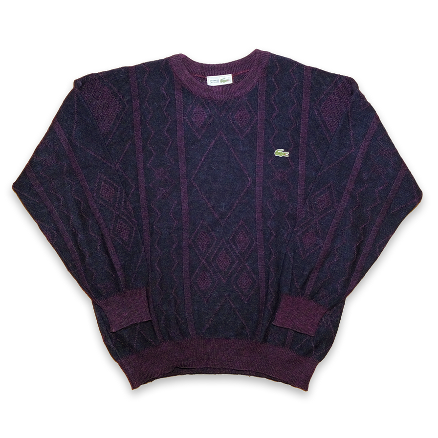 Vintage Lacoste Knit Sweatshirt Large - Double Double Vintage