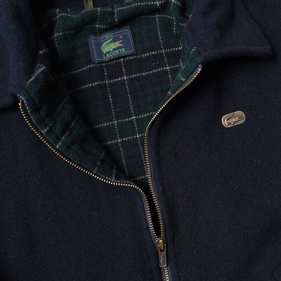 Vintage Lacoste Wool Bomber Jacket Small