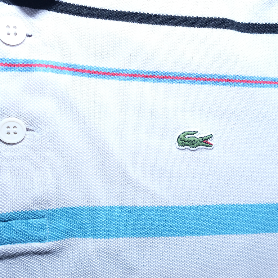 Vintage Lacoste Longsleeve Polo Medium / Large - Double Double Vintage