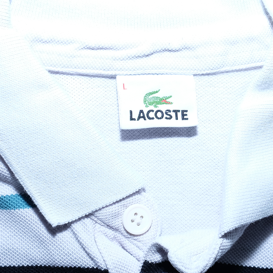 Vintage Lacoste Longsleeve Polo Medium / Large - Double Double Vintage