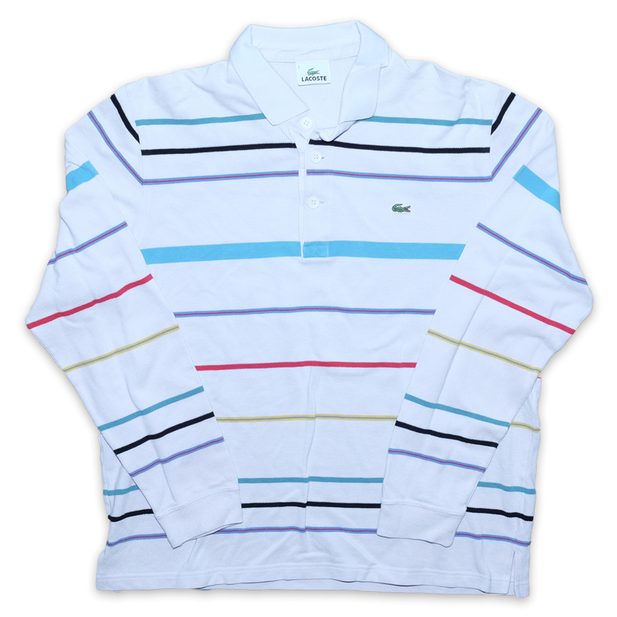 Vintage Lacoste Longsleeve Polo Medium / Large - Double Double Vintage