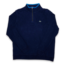 Lacoste Q-Zip Sweatshirt Large - Double Double Vintage