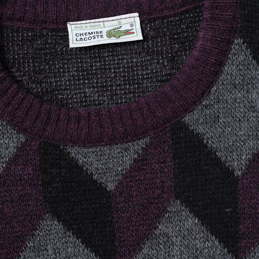 Vintage Lacoste Knit Sweater Large / XLarge