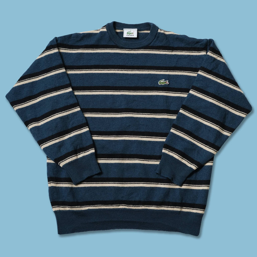 Vintage Women's Lacoste Striped Sweater Small
