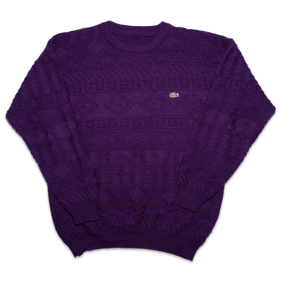 Vintage Lacoste Knit Sweater Large / XLarge - Double Double Vintage