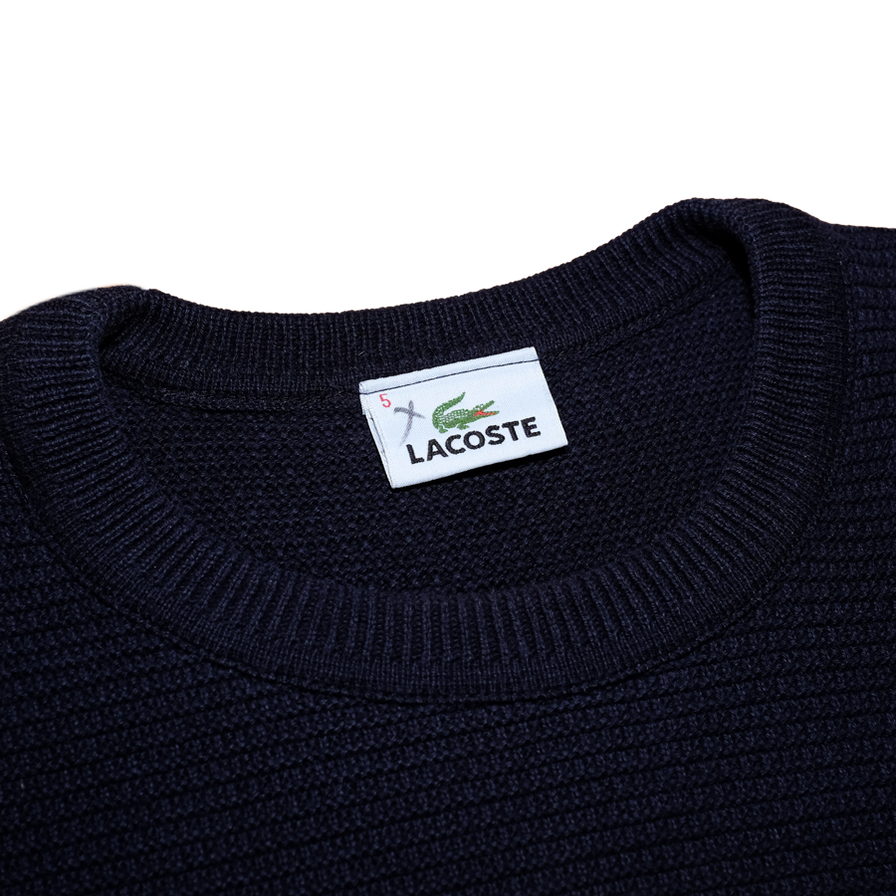 Vintage Lacoste Striped Sweatshirt Large - Double Double Vintage