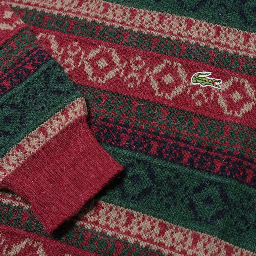 Vintage Lacoste Knit Sweater Medium / Large