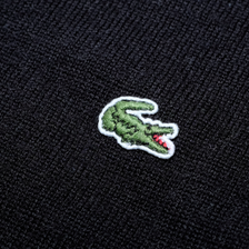 Women Vintage Lacoste Wool Sweatshirt Small - Double Double Vintage