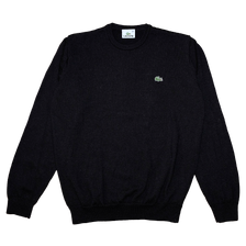 Women Vintage Lacoste Wool Sweatshirt Small - Double Double Vintage