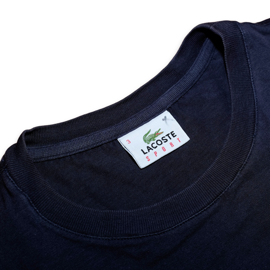 Lacoste Sport Big Logo T-Shirt Small - Double Double Vintage