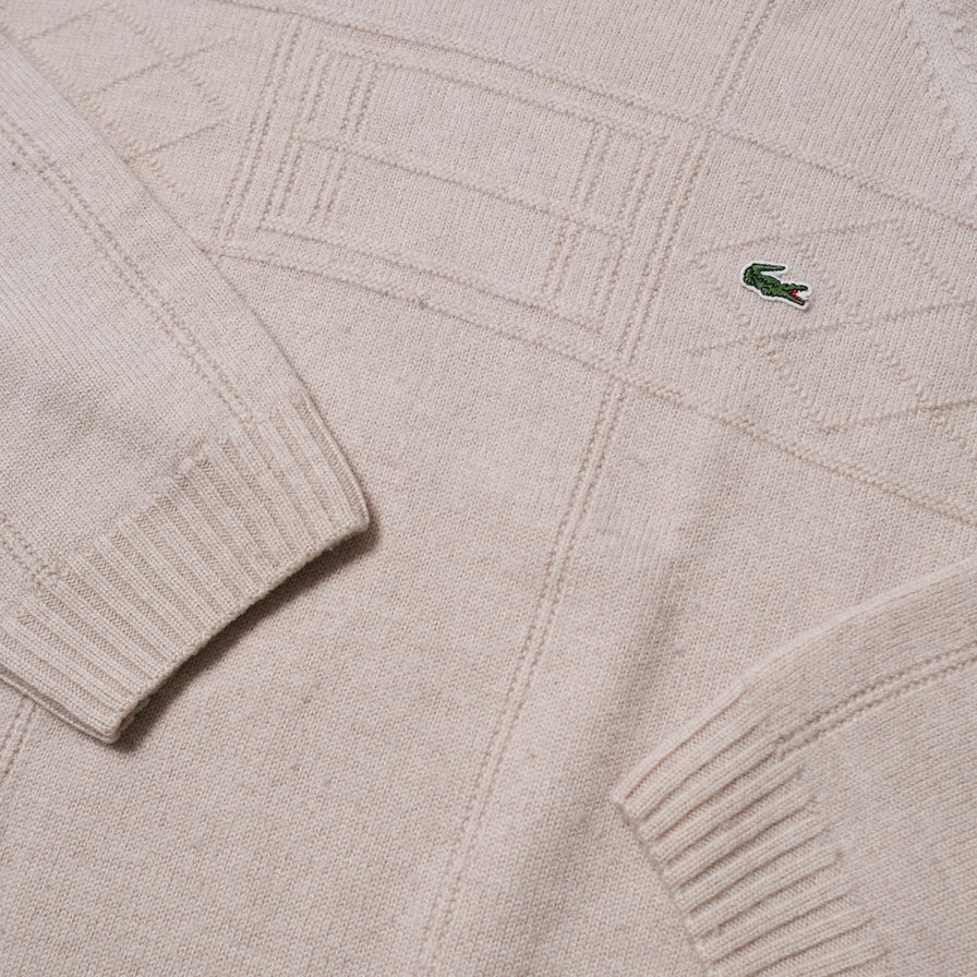 Vintage Lacoste Turtleneck Knit Sweater Medium / Large