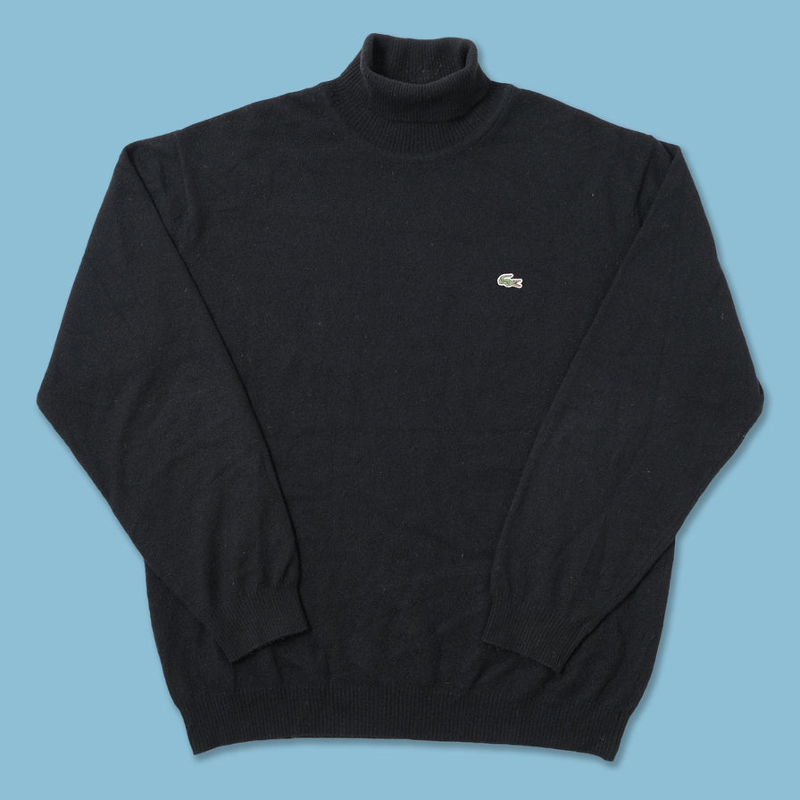 Vintage Lacoste Turtleneck Wool Sweater Medium / Large