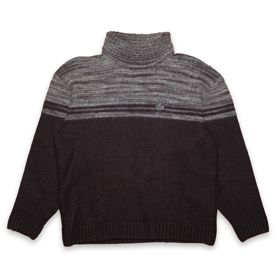Vintage Lacoste Turtleneck Wool Sweatshirt Medium - Double Double Vintage