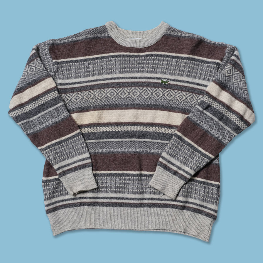 Vintage Lacoste Knit Sweater Medium