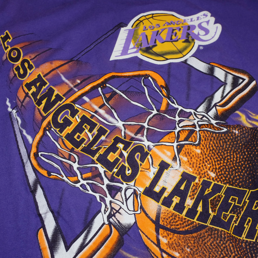 Vintage Los Angeles Lakers T-Shirt XLarge - Double Double Vintage