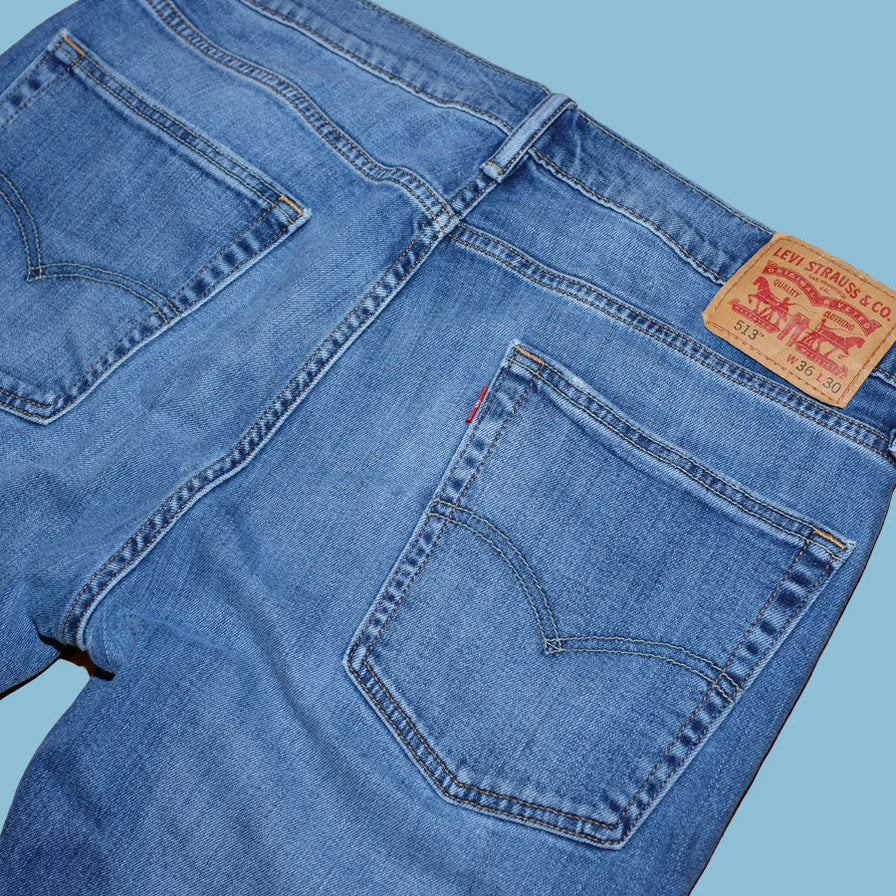 Levis 513 Jeans 36/30 - Double Double Vintage
