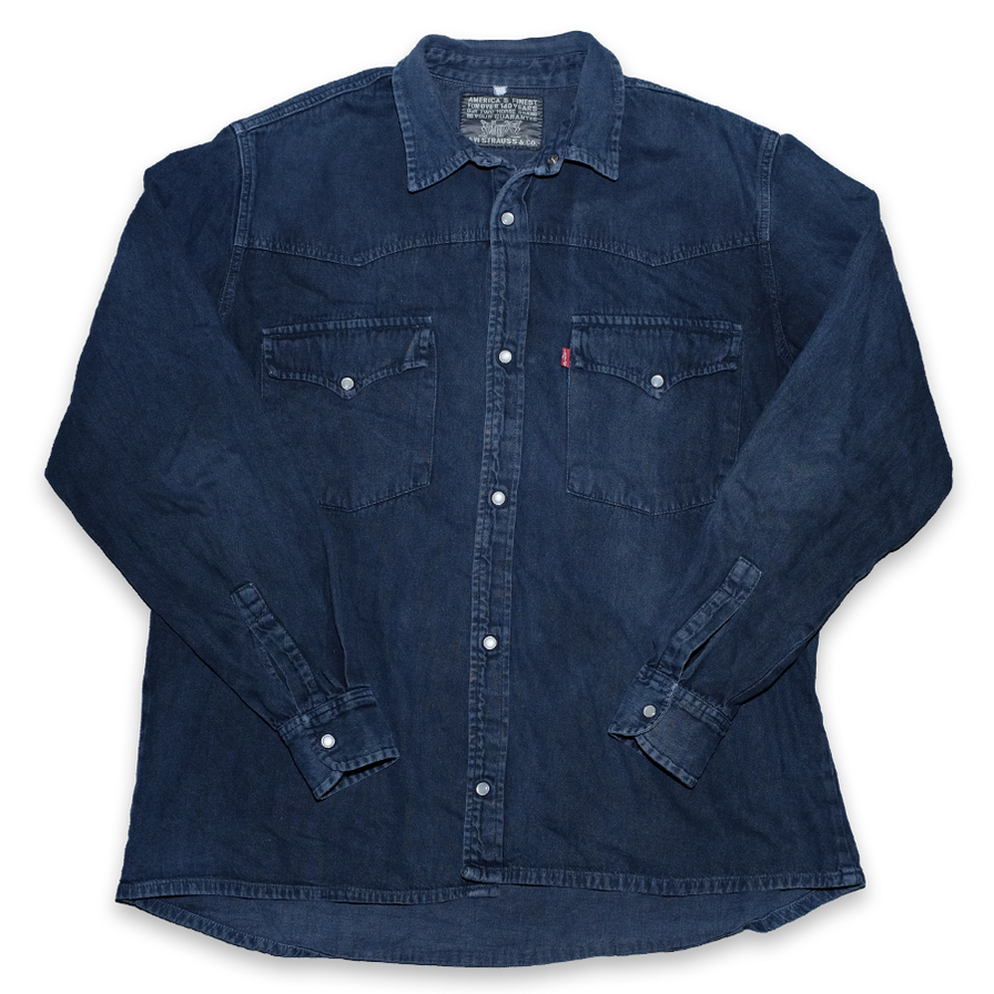 Vintage Levis Denim Shirt Large / XLarge - Double Double Vintage