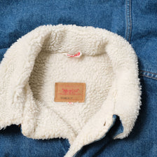 Vintage Levis Fur Denim Jacket Large / XLarge