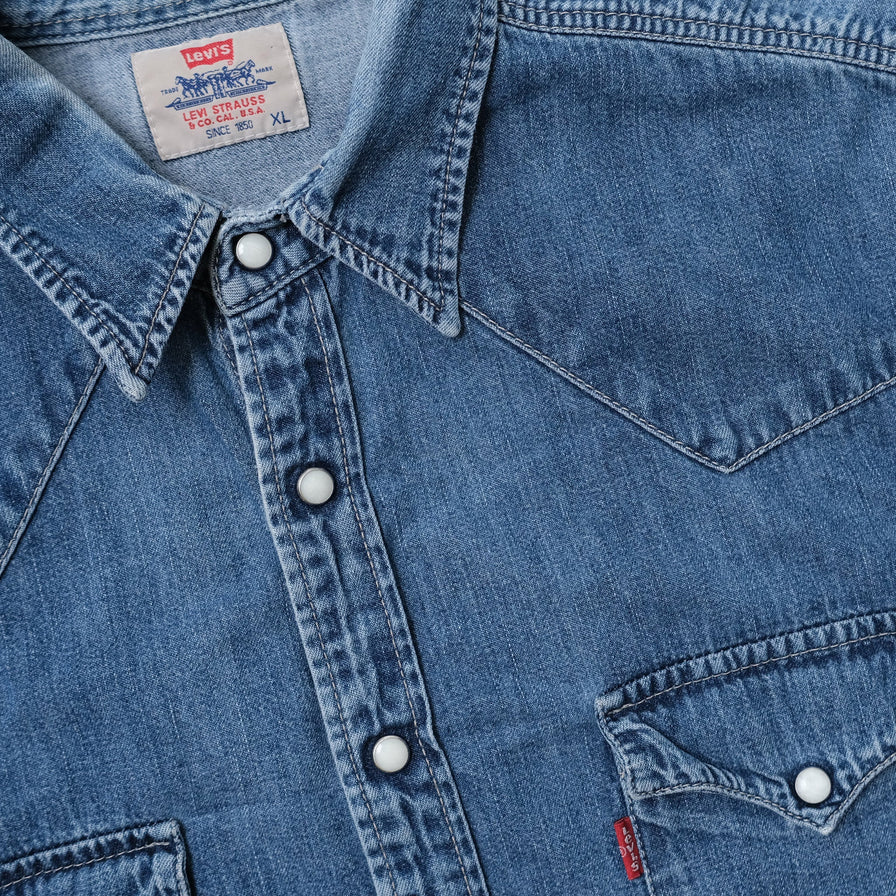 Vintage Levis Denim Shirt XLarge