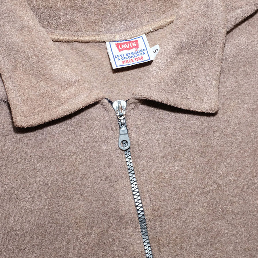 Vintage Levis Q-Zip Terry Sweater Small - Double Double Vintage