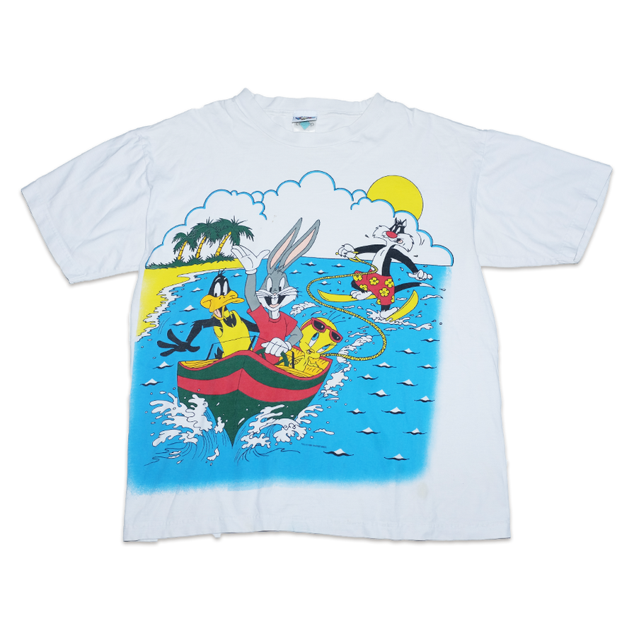 Vintage Looney Tunes T-Shirt XLarge - Double Double Vintage