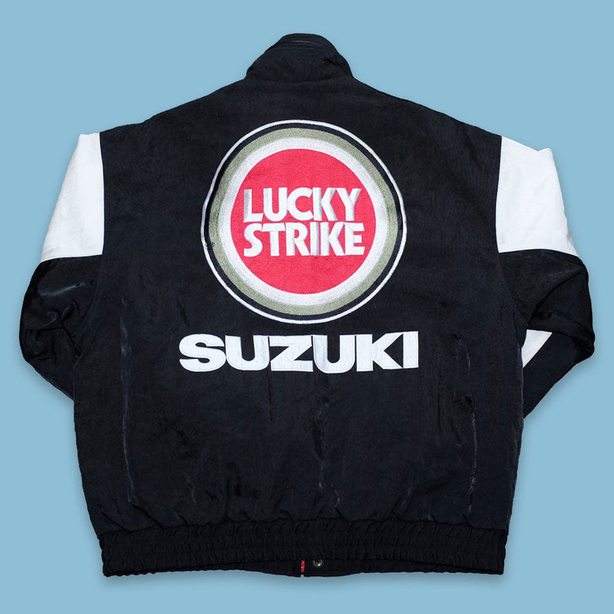 Vintage Lucky Strike Suzuki Jacket Large - Double Double Vintage