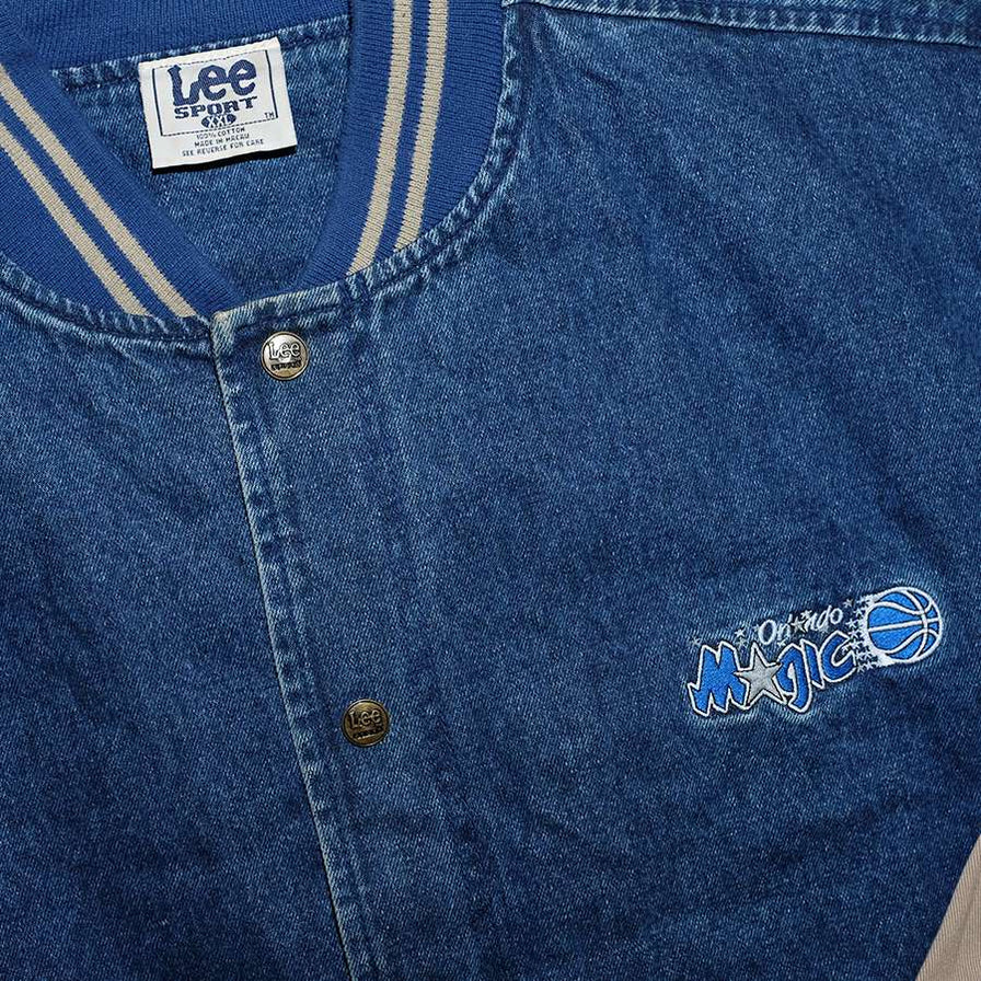 Vintage Orlando Magic Denim College Jacket XXL