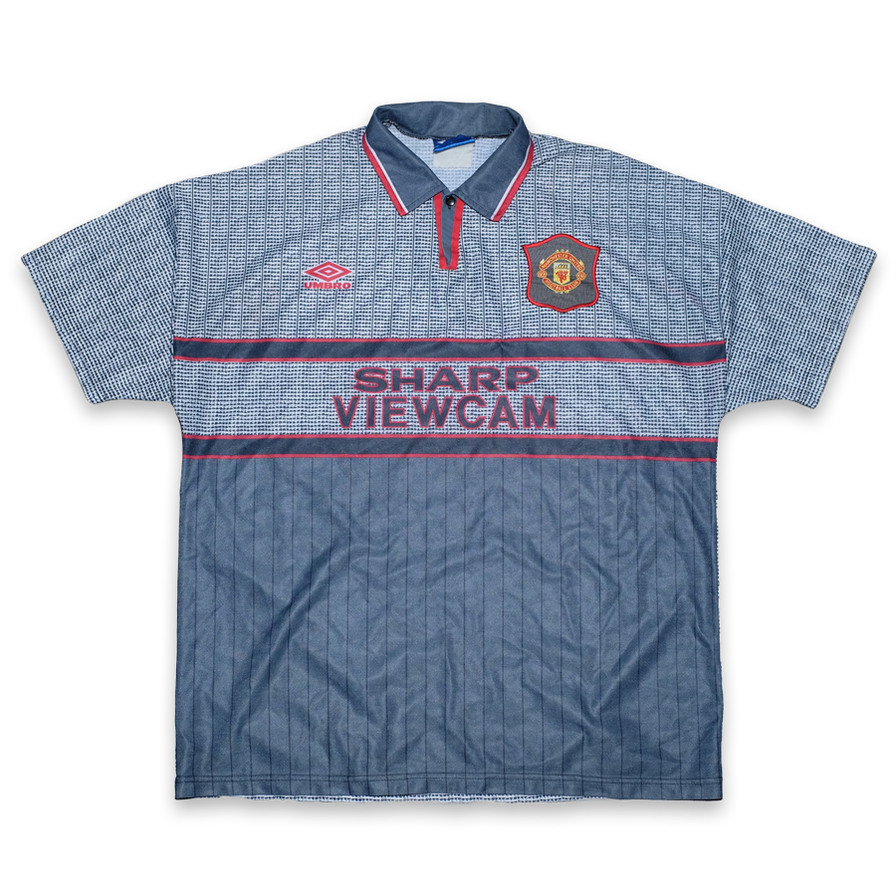 Vintage Umbro Manchester United Jersey XLarge - Double Double Vintage