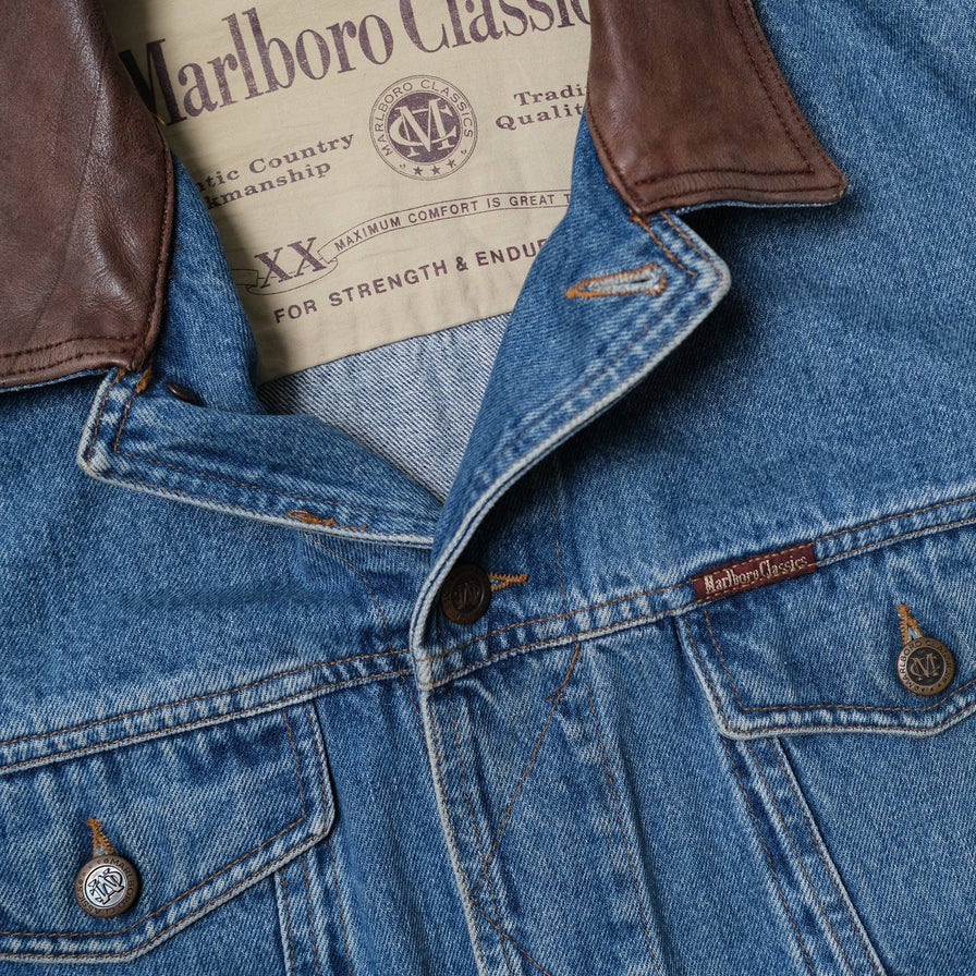 Vintage Marlboro Denim Jacket Large
