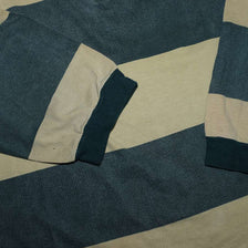 Vintage Marlboro Striped Long Polo Large