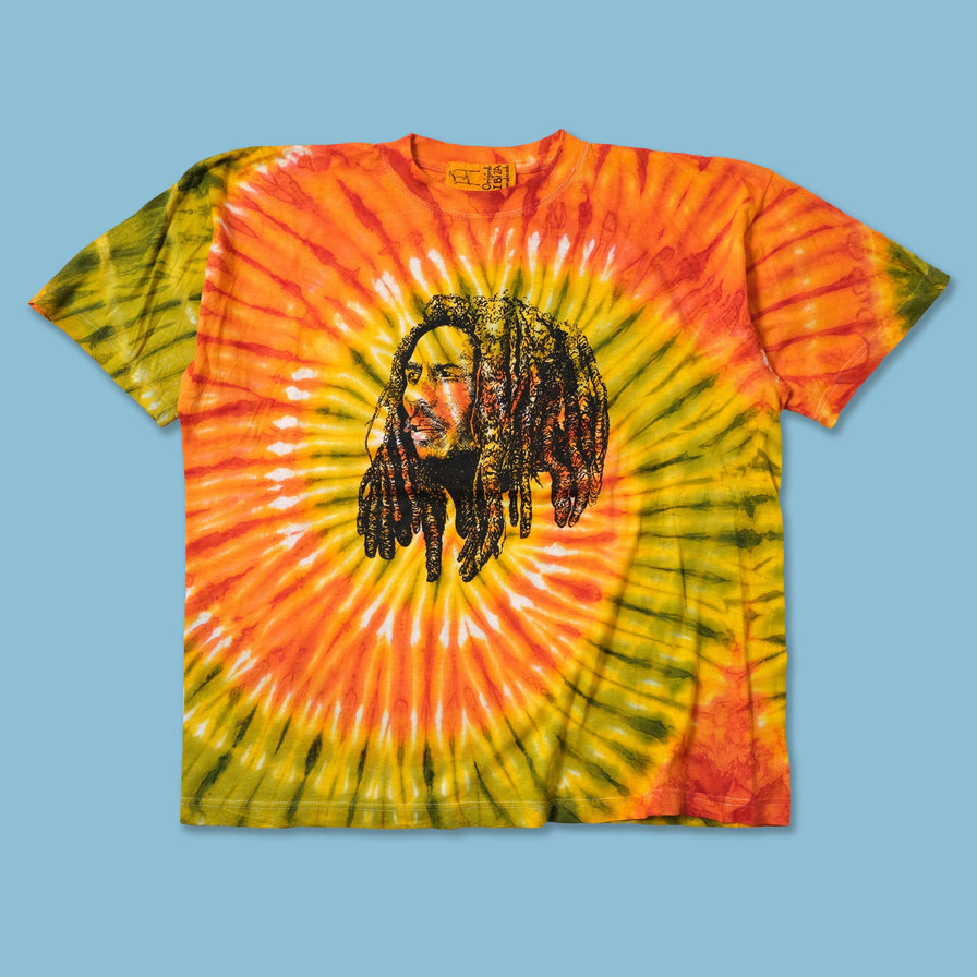Bob Marley Tie Dye T-Shirt Large
