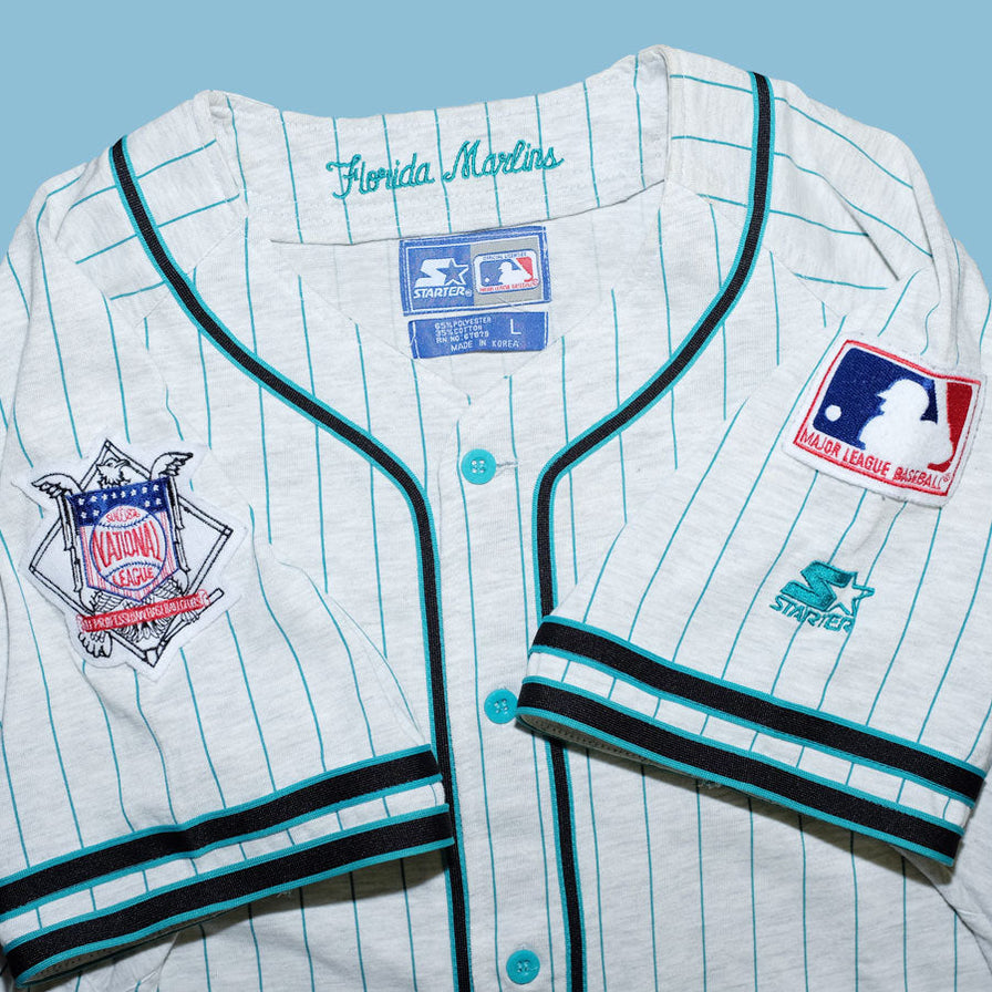 Vintage Starter Florida Marlins Baseball Top XLarge - Double Double Vintage