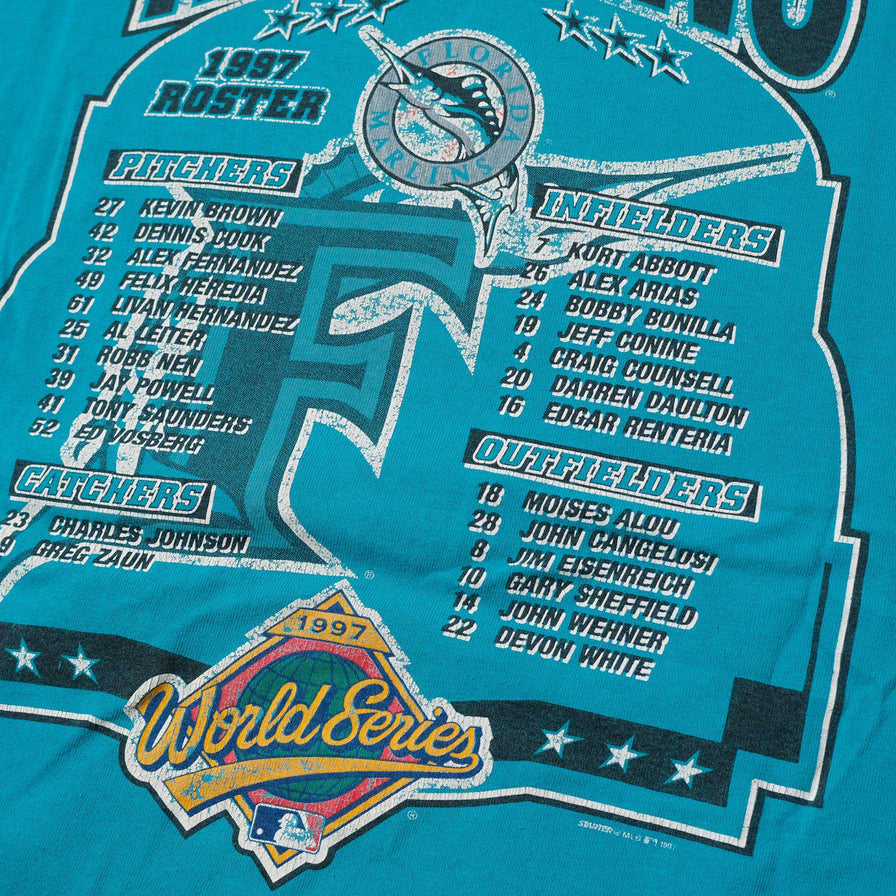 Vintage Starter Florida Marlins T-Shirt XXL