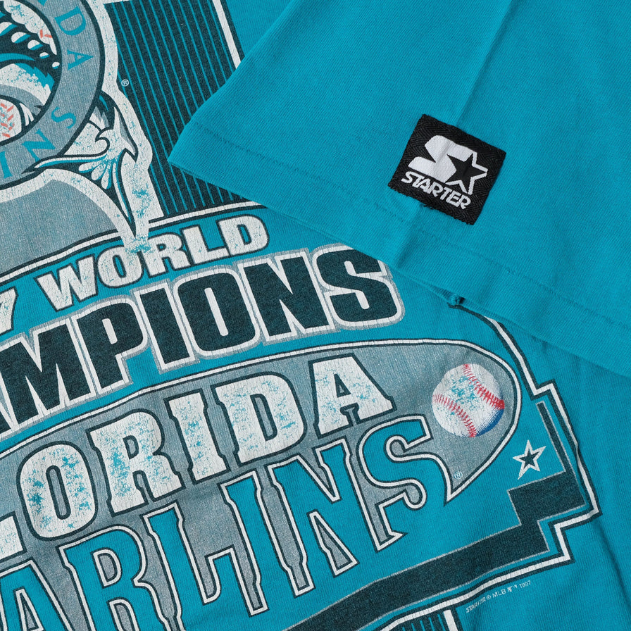 Vintage Starter Florida Marlins T-Shirt XXL