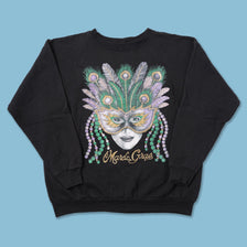 Vintage Mardi Gras Sweater XXLarge