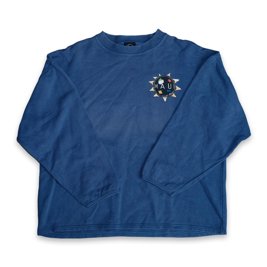 Maui and Sons Surfing Sweatshirt Medium - Double Double Vintage