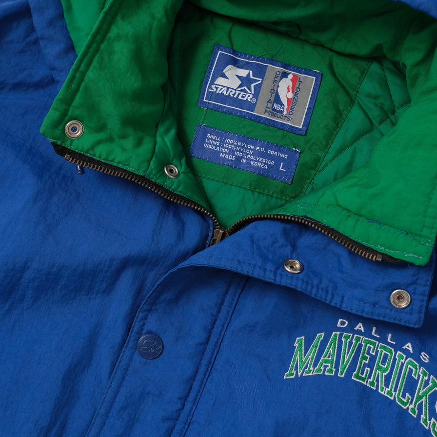 Vintage Starter Dallas Mavericks Jacket Large