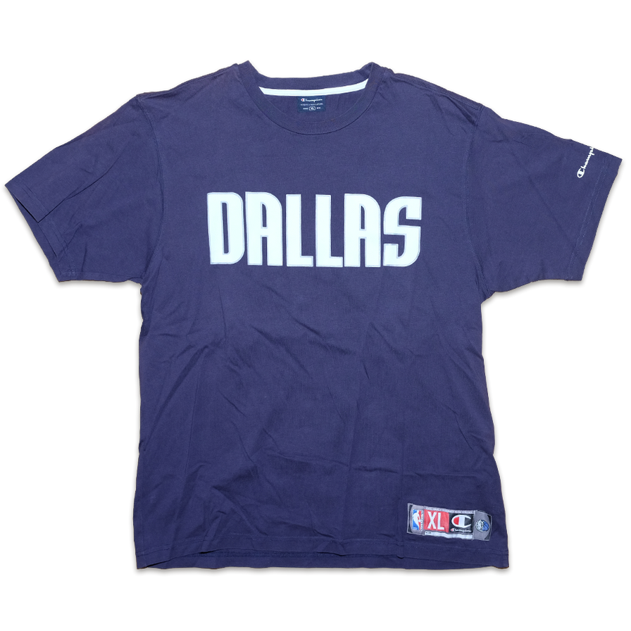 Champion Dirk Nowitzki T-Shirt XLarge - Double Double Vintage