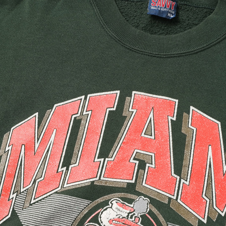 Vintage Miami Hurricanes Sweater XLarge