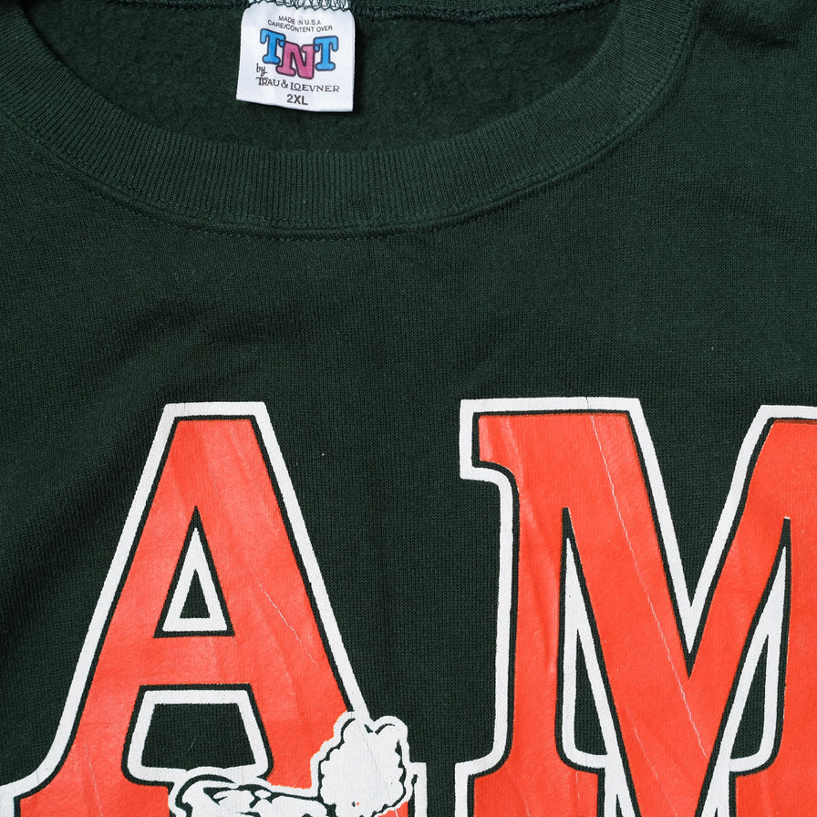 Vintage University of Miami Sweater XLarge / XXL
