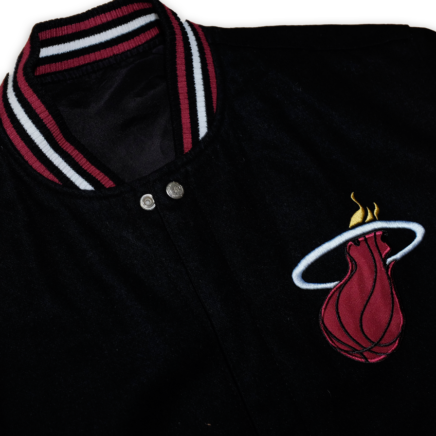 NBA Miami Heat Reversible College Jacket XLarge - Double Double Vintage