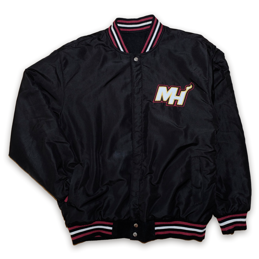 NBA Miami Heat Reversible College Jacket XLarge - Double Double Vintage