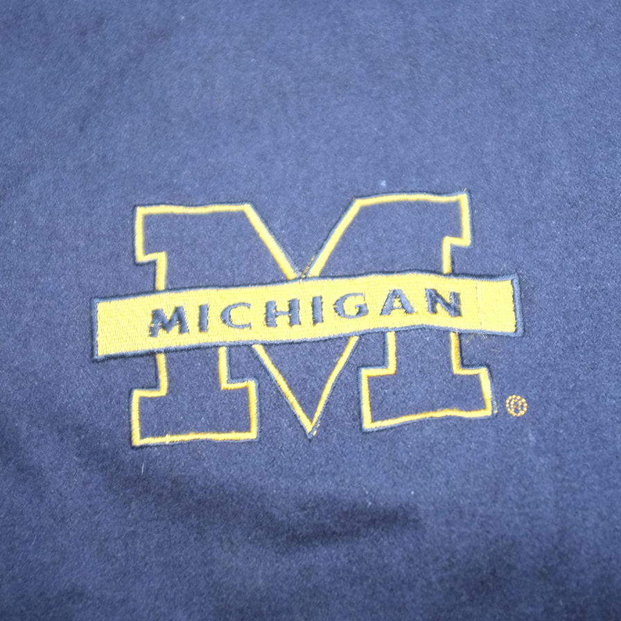 Michigan University College Jacket Large / XLarge - Double Double Vintage