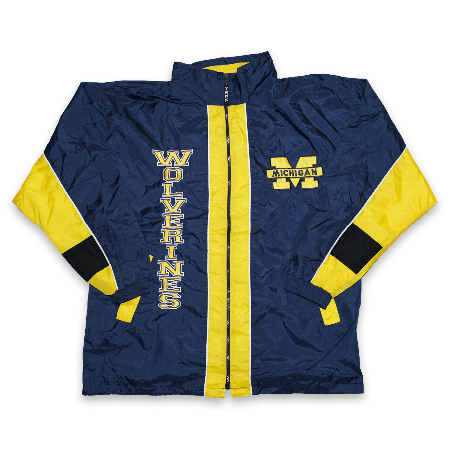 Vintage Michigan Wolverines Track Jacket XLarge kaufen – Double Double ...