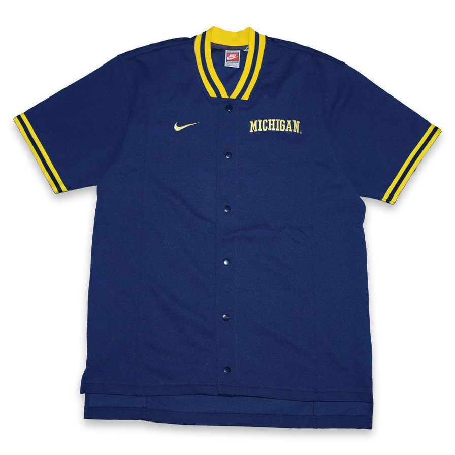 Vintage Nike Michigan Shooting Shirt Large / XLarge - Double Double Vintage