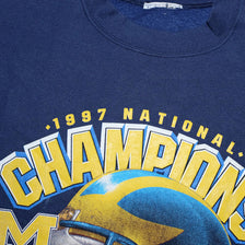 Vintage Michigan Wolverines 1997 Sweater Large - Double Double Vintage
